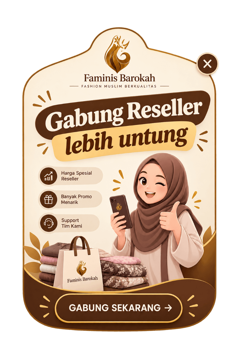 Gabung Reseller Faminis Barokah. Gabung reseller lebih untung. Harga spesial reseller, banyak promo menarik, dan support tim kami.
